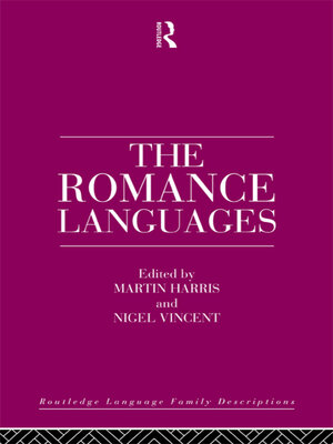 cover image of The Romance Languages